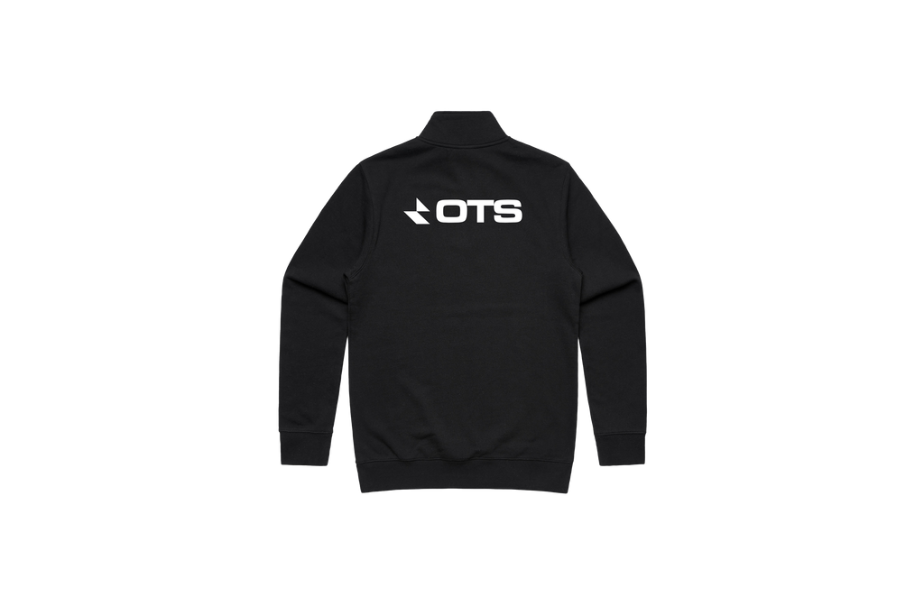 Black OTS Quarterzip